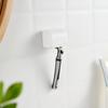 Manual Shaver Storage Rack Self Adhesive Rust Resistant 1Pcs Holder for Guest Bathroom Shower Storage Organization