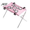 Small Dog Bathing Restraint Pet Grooming Table, Hammock with Foldable Stand, 4-Hole or Nail Trimming Helper 8-Hole, Washing Station for