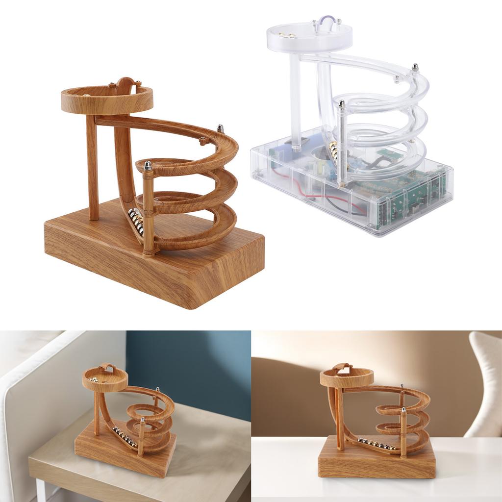 Artă Mașină cu Mișcare Perpetuă Ornament Decorare de Masă Relaxantă cu Bilă Rulantă Mașină cu Mișcare Perpetuă pentru Vizionare