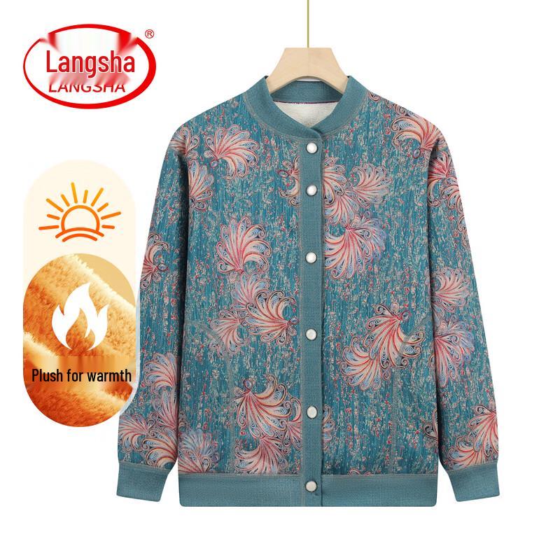 Langsha Damen Freizeit-Strickjacke für Senioren
