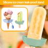 Kids Ice Popsicles Stands Food Grade Silicone Holder Portable Ice Popsicles Stand For Parties And Outdoor Use