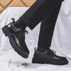 Mode Leder Herren Freizeitschuhe Atmungsaktiv Handgefertigt Herren Business Schuhe Klassische Schwarze Schuhe Flats Herren Anzugschuhe Mokassins