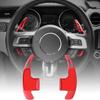 Voodonala Red Steering Wheel Shift Paddle Shifter Trim Cover for Ford Mustang 2015+(2pcs/set)