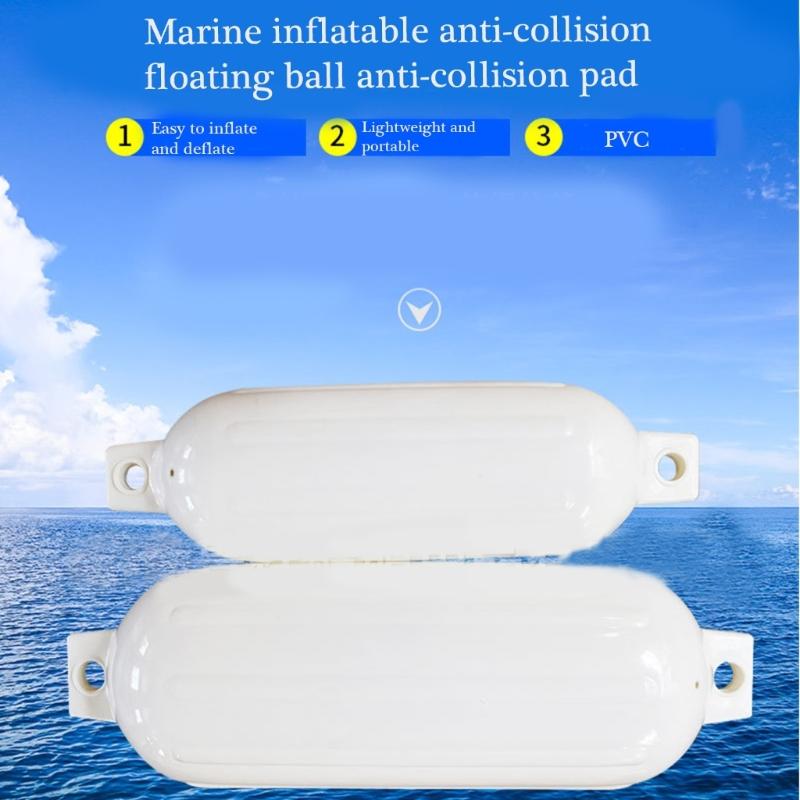 Marine Boat Fenders PVC Bumpers Reinforced Eyelet Fenders Simple Installs for Docking & Collision Resistance of Yachts