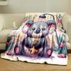Funkelndes Koala-Duschzeit-Print-Decke weich und gemütlich perfekt für das Wohnzimmer Bett Sofa oder ein Nickerchen,Geschenk