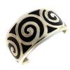 Silver Ring 'Hypnose' Black Silver