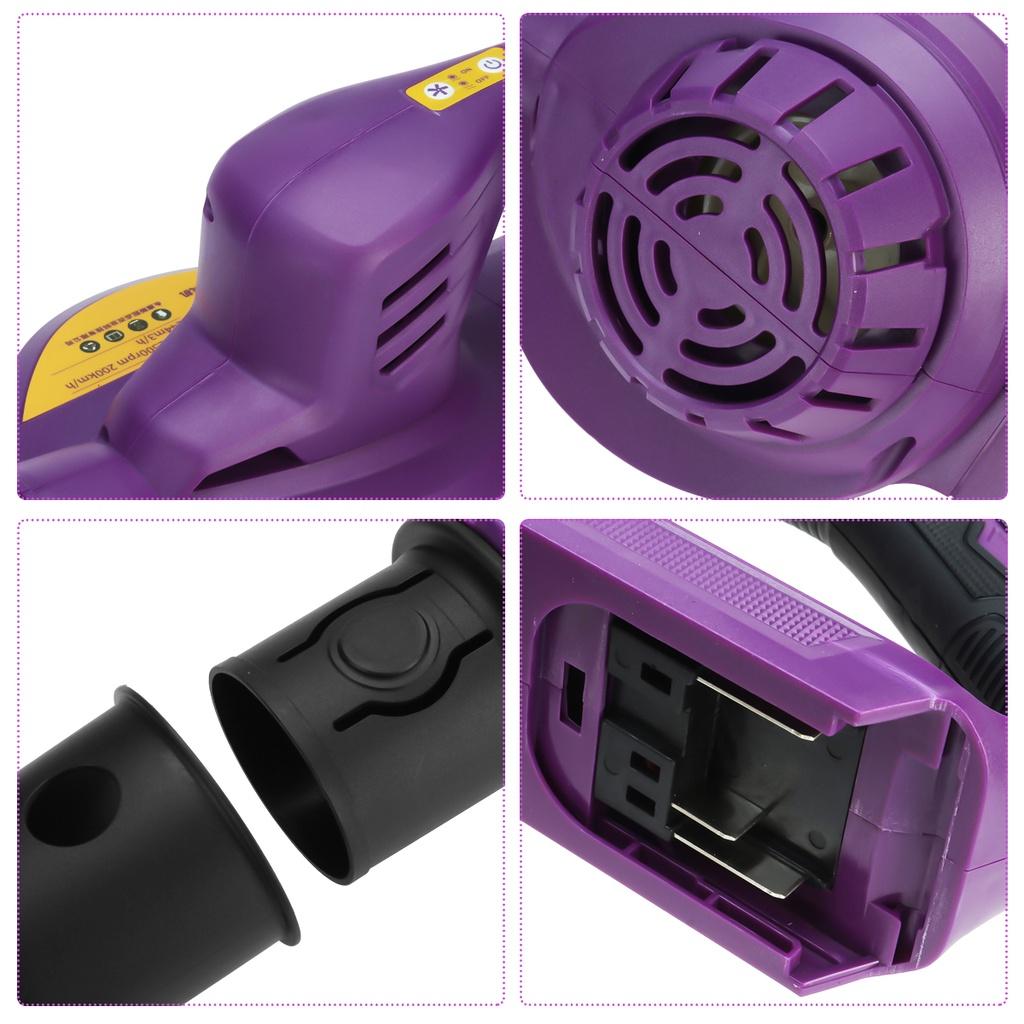 2000W 2 Gears Cordless Electric Air Blower Handheld Leaf Blower Dust Collector Sweeper Garden Power Tools