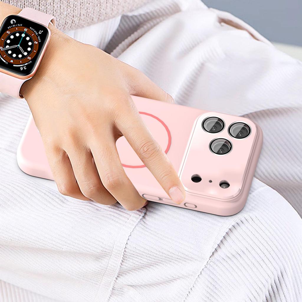 Instantly Transforms: 17-Window iPhone 17 Pro Max Liquid Silicone Case, Apple 16 Magnetic, Drop-Proof