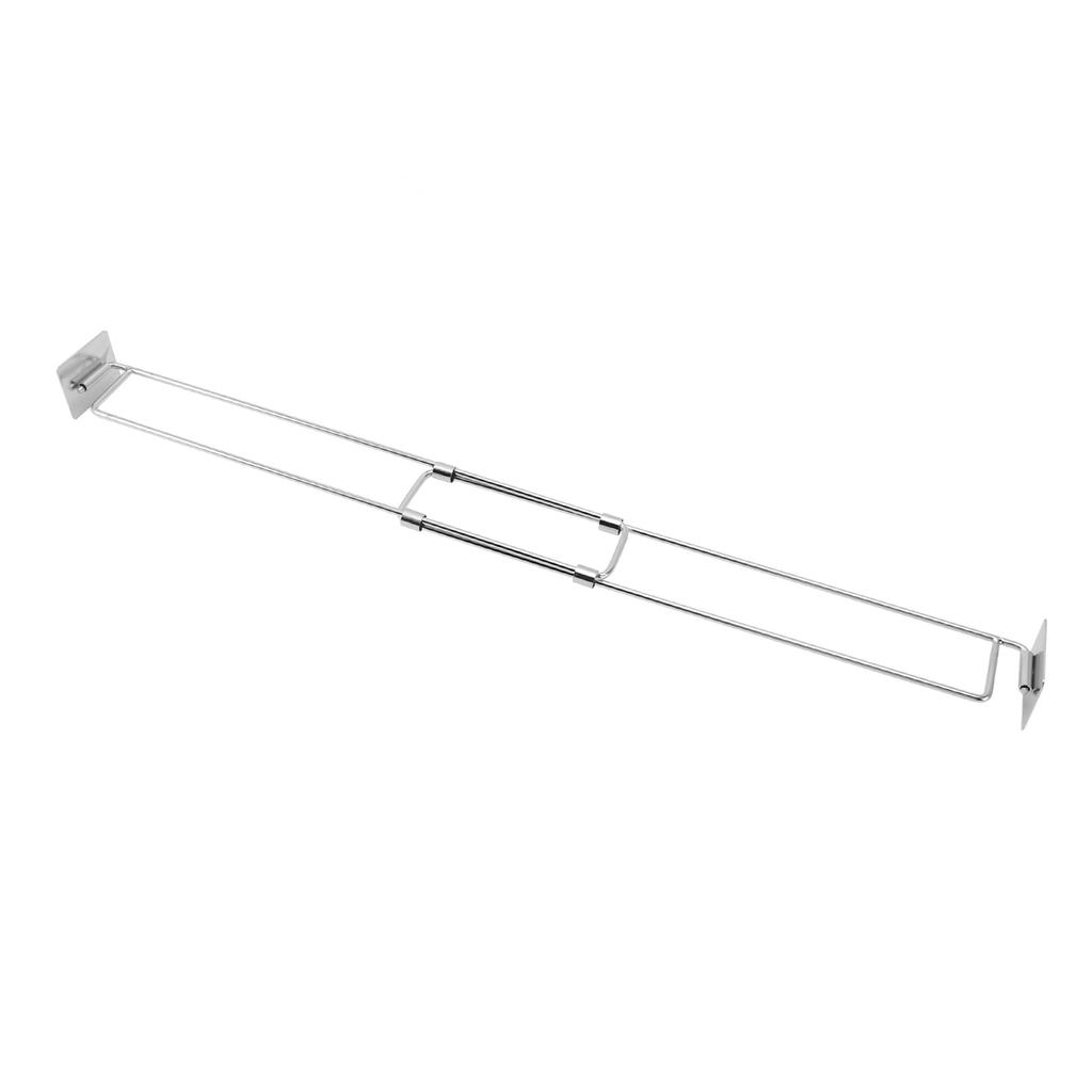 RV Secure Adjustable Bar Tension Style 12.44‑22.64in Stainless Steel Rod Food Drink Stabilizer for R