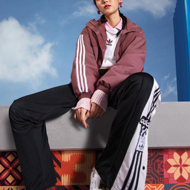 Adidas Originals BOLD JACKET Puffer Jacket Winter Women's Dark Red HE6588