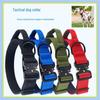 Adjustable K11 Tactical Nylon Dog Collar for Outdoor Training and Walking - Fits Medium To Large Dogs