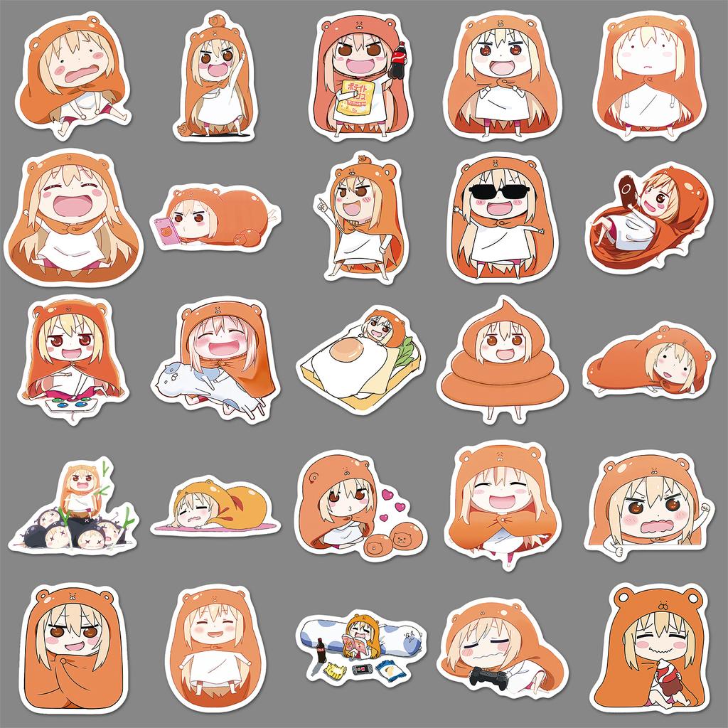 50 Graffiti Stickers Personalized Cartoon Japanese Comic Decoration Mobile Phone Water Cup Notebook Stickers