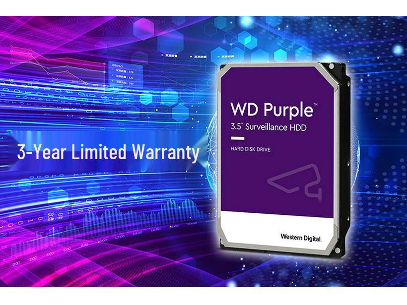WD Purple 3.5" Monitoring HDD - 1TB, 2TB, 4TB, 6TB, 8TB Options Available