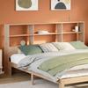 VidaXL Headboard with Storage 180 Cm Solid Pine Wood, Wooden Headboard, Headboard with Storage, Headboard 855651