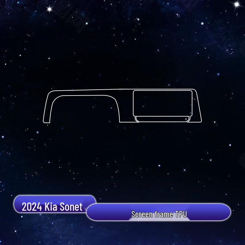 

2024 Kia Sonet Center Console Navigation Protective Film Interior Sticker