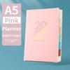12 Months A5 Agenda Planning Notebook English To-do List Notebook  School Office Supplies