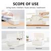 Dustproof Wet Tissue Box with Lid High-capacity Nappy Tissue Storage Holder Dispenser Household Office Paper Tissue Organizer