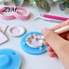 Craft Molds for Clay Earrings 12Pcs Mini Plate Molds, Earring with Positioning Base, Multi?Shape Jewelry Pendant Making Cutters DIY Polymer Earring,