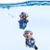 Floating Diver Aquarium Ornament - Realistic Submarine Diver Decoration for Fish Tank, Adds Fun & Style To Your Aquatic Setup