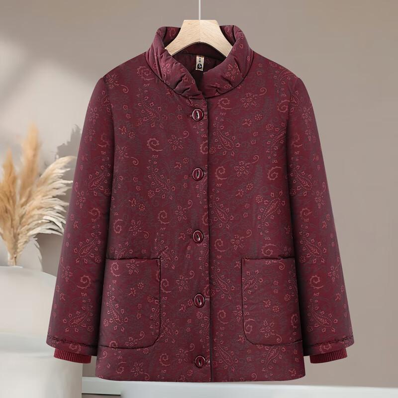 Jachetă de iarnă călduroasă pentru femei în vârstă