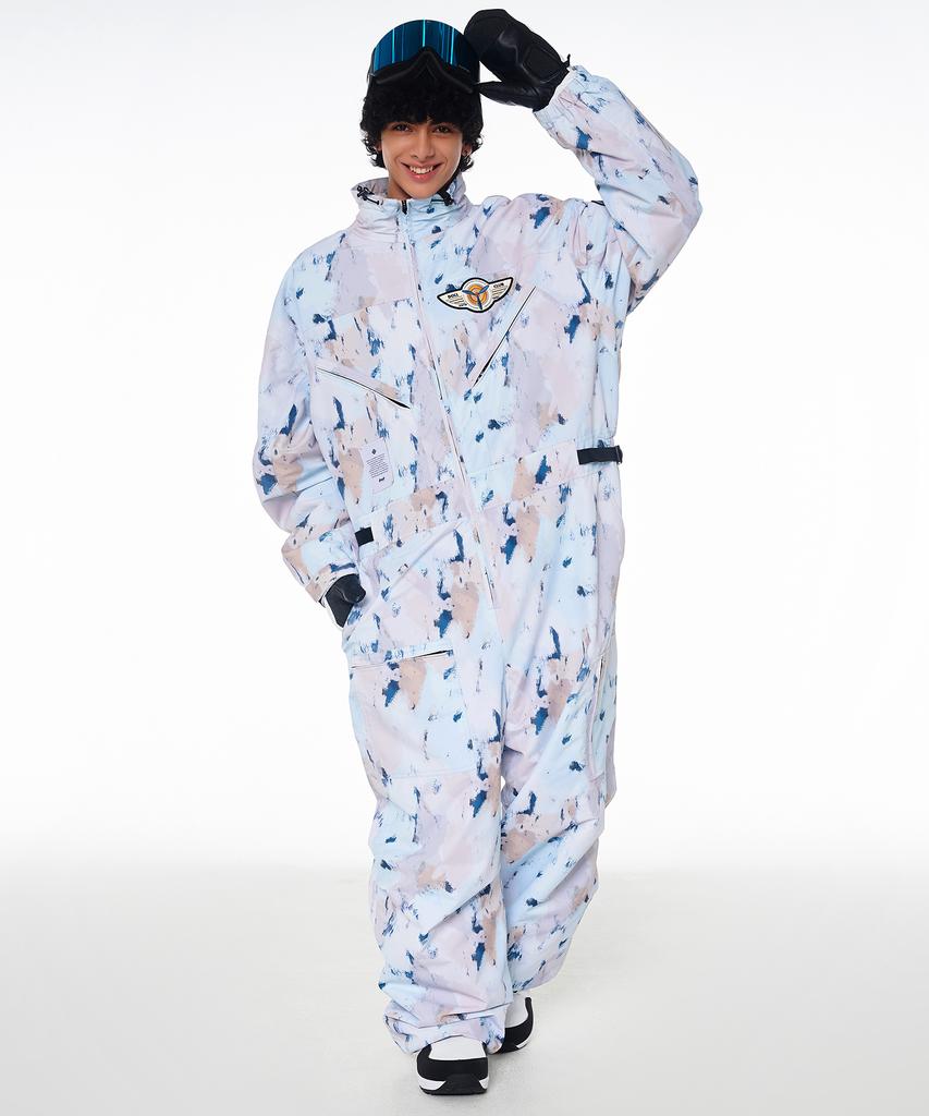Dolauteoweeo 2425 Volkan Boardwear Work Jumpsuit Camo Print Unisex