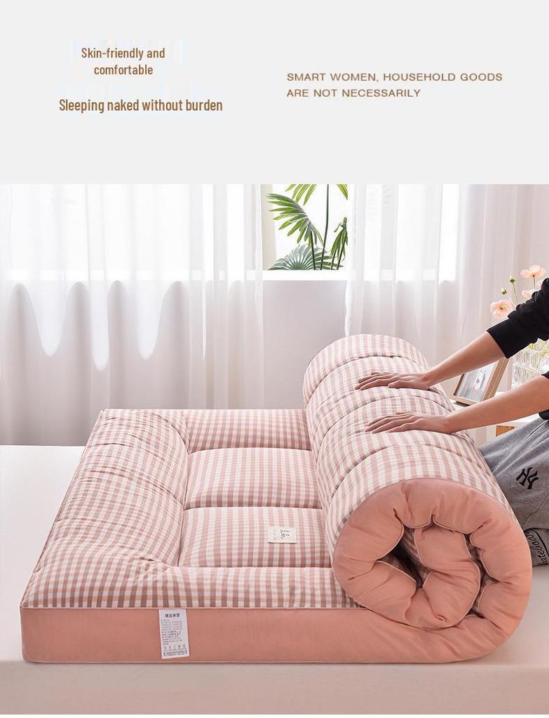 Feather Velvet Thickened Mattress Pad for Home, Bedroom, or Dormitory