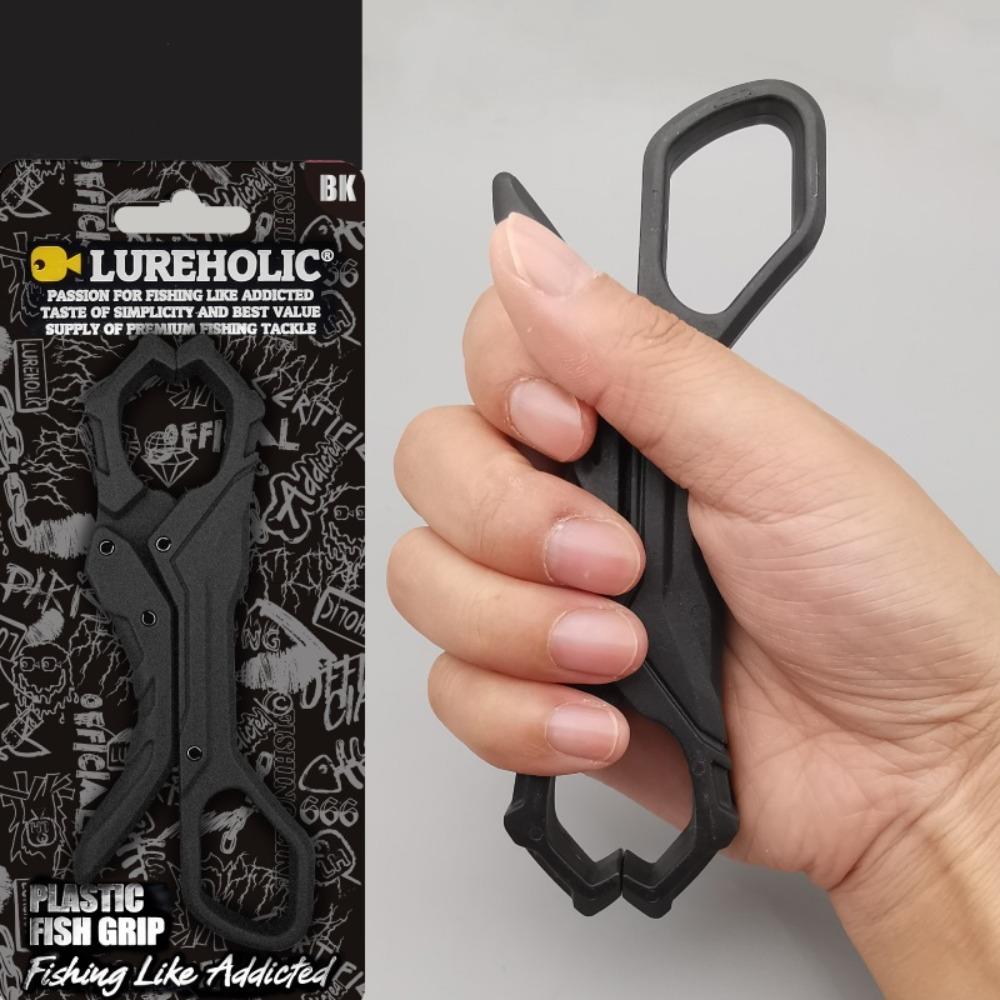 

No Harm To Fish Fish Grip Lightweight Fish Lip Holder Fishing Gripper Fishing Clamp чёрный
