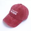 Washed Baseball Cap American Retro Letter Embroidery Soft Top Caps Outdoor Dad Hat Casual
