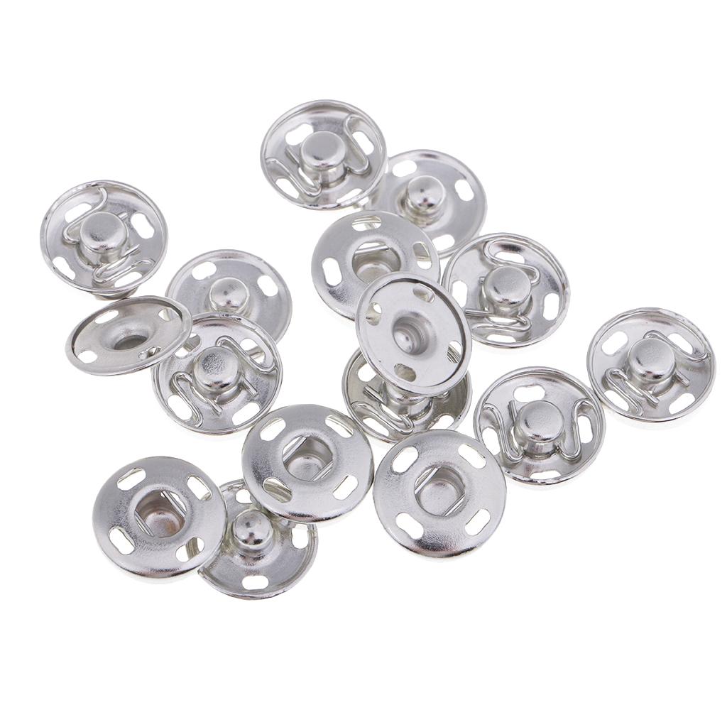 Metal Press Stud Snap Fastener Set Decorative Sewing Buttons for Sewing Clothing Repair and Accessories