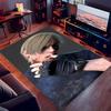 Resident Evil Leon S. Kennedy Printed Absorbent Washable Carpet, Non-Slip Bathroom Mats, Kitchen Rugs, Yoga Mat,Living Room Entrance, Camping Picnic R