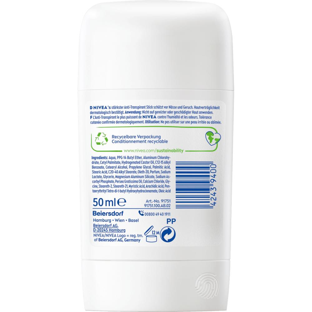 Nivea NIVEA Deodorant Stick Derma Dry Control Maximum 50ml