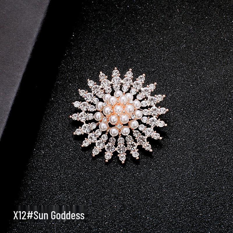 Elegant Peony Brooch: High-End Chinese Style Corsage Pin