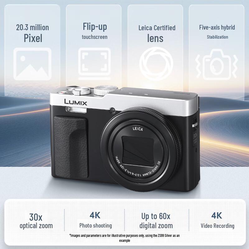 Panasonic DC-ZS99 Long-Zoom Compact Digital Camera (CN version)