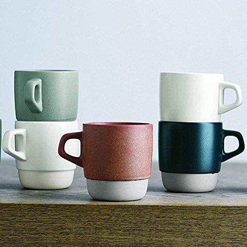 KINTO SCS Tazza Impilabile 320ml Arancione Caffè Adatta a Microonde/Lavastoviglie Tazza da Caffè 27658