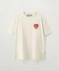 Seteo Saturday Mood Small Graphic Short Sleeve T-Shirt Cream