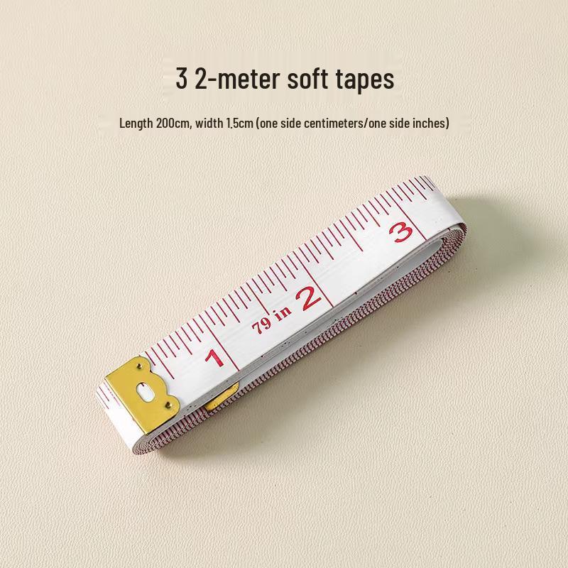 1.5 Meter Soft Tape Measure for Bust, Leg, and Body Circumference – Perfect for Tailors and Sewing.