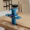 Cabinet Door Installation Jig Thickened Aluminum Alloy DoubleHole Guide MultiFunctional