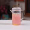 1Set 1/12 Scale Dollhouse Miniature Food Fruit Juice Milk Jug Kettle With Cup Play Model Ornament Doll House Decorative Toys