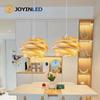JOYINLED 30cm Wooden Art Flower Chandelier, Wabi-Sabi Japanese Style Hanging Lamp, Retro Pinecone Pendant Light E27 Lighting