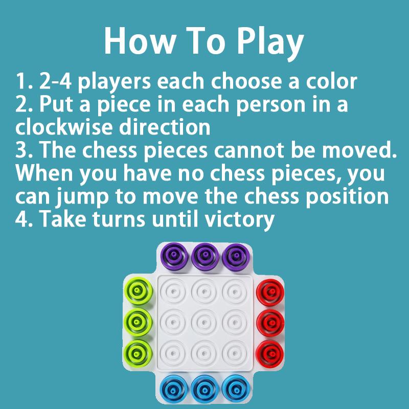 Kid Strategy Game Toy Ferrule Parent -Child Interaction Leisure Board Game Logical Thinking Training Puzzle Game Toy For Children