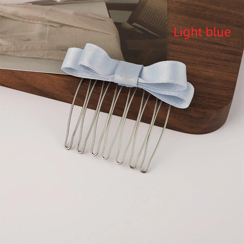 1Pcs Korean Fashion Sweet Ballet Bowtie Hair Comb French Hairpin Girl Barrettes Sidebangs Hair Pin Female Hair Styling Decors