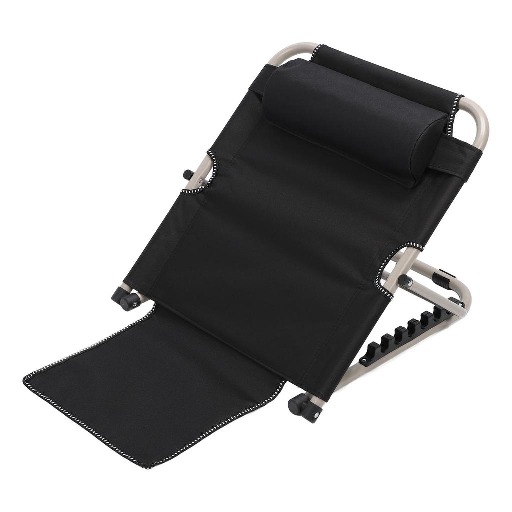 Lifting Bed Backrest Floor Chair with Head Pillow Folding Multifunctional 6 Degree Sit Up Backrest Floor Chair for