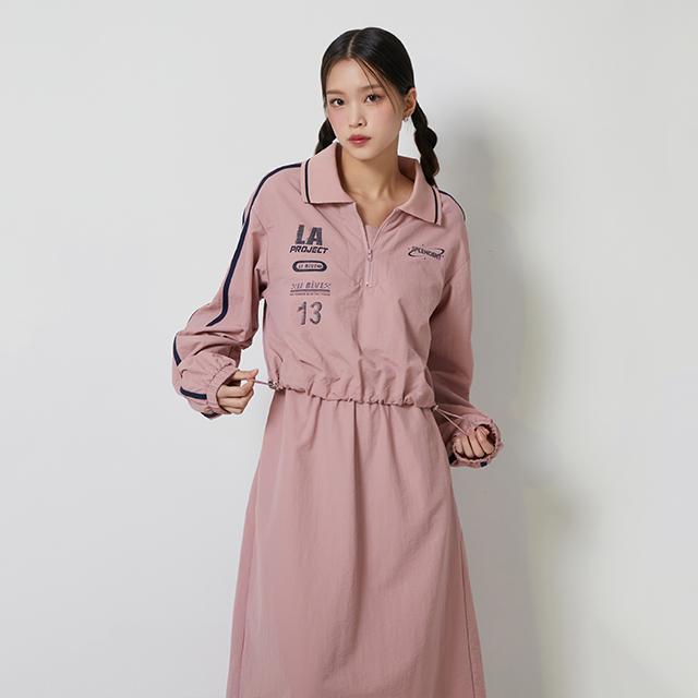 Rap Lettering Nylon Dress Aq3Wo860