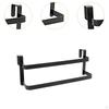 Cabinet Door Towel Bar, Two Tier Organizer for Kitchen and Bathroom Use