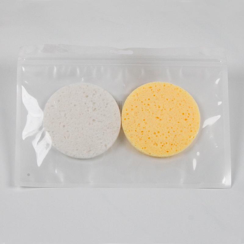 Natural Cellulose Sponge Makeup Remover Pads, 80mm, Assorted Colors, Gentle On Skin