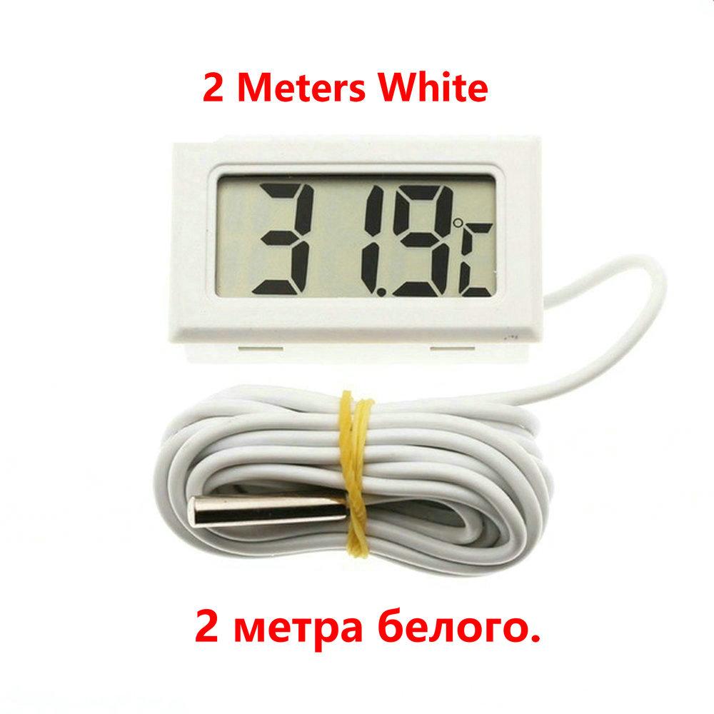 Mini LCD digital thermometer used for freezer temperature - 50-110℃ refrigerator thermometer indoor and outdoor waterproof probe