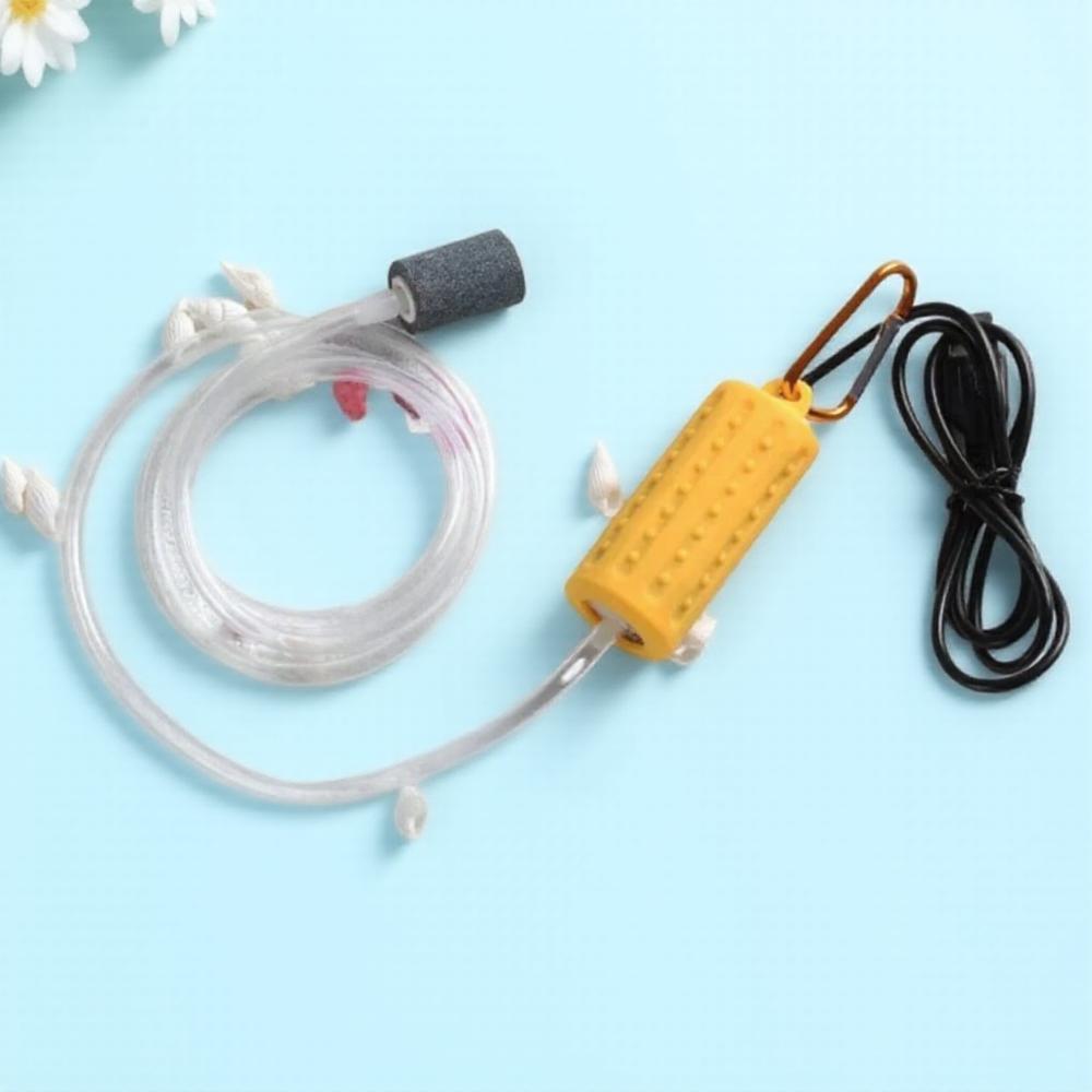 

Мини USB Аквариумный Аэратор Тихий Портативный Кислородный Насос для Аквариума Энергосберегающий Зоотовары Аксессуары для Рыбоводства жёлтый