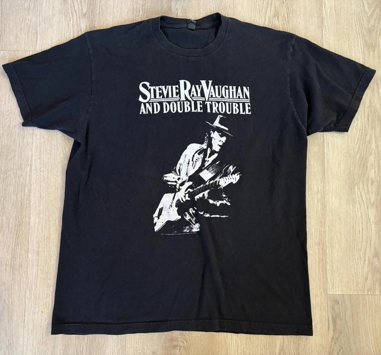 Stevie Ray Vaughan And Double Trouble Official T-shirt 2017 XL Blues SRV Retro 4XL
