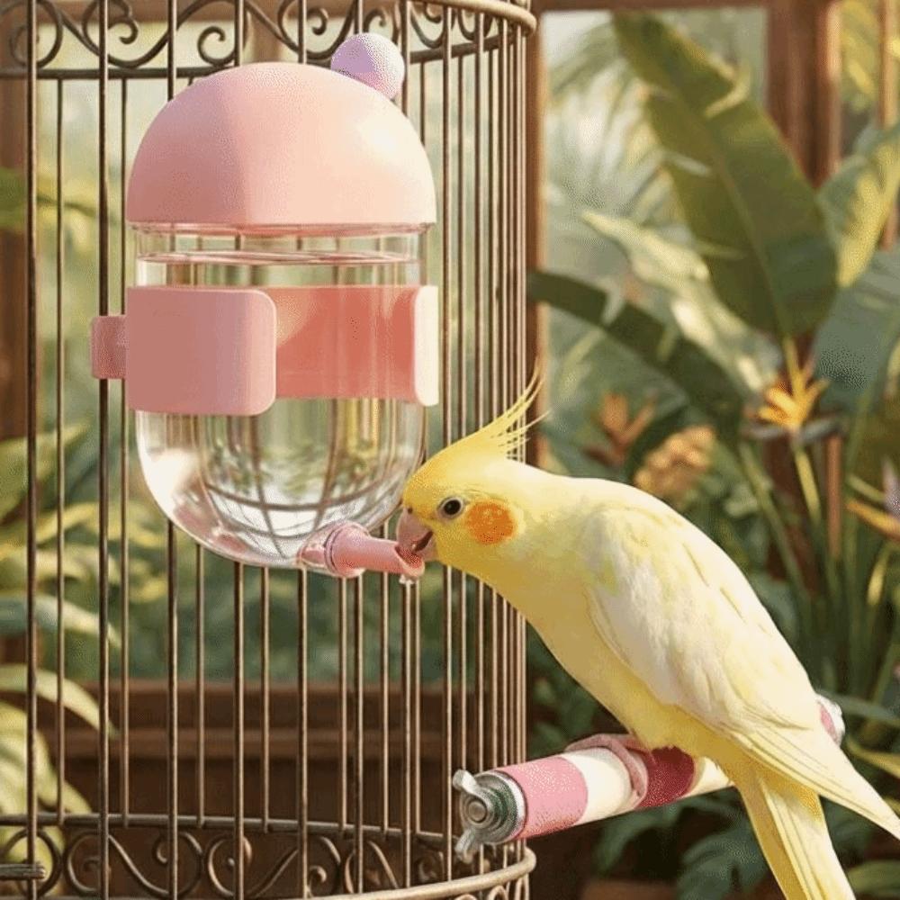 Large Capacity Parrot Water Dispenser Leak-proof Bird Drinking Cup  for Bird Cage