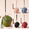 Mini Coin Wallet Small Zippered Faux Leather Pouch Portable Coin Purse Travel